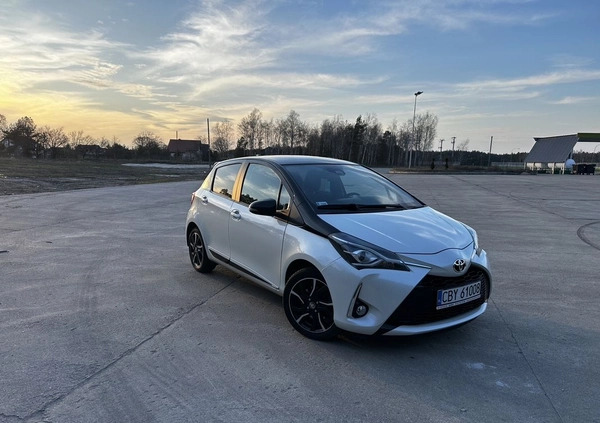 Toyota Yaris cena 59500 przebieg: 64400, rok produkcji 2018 z Bydgoszcz małe 92